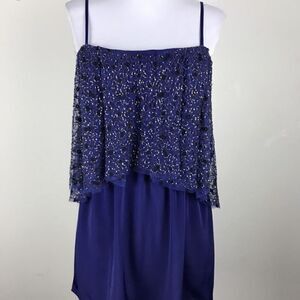 SALE Beaded shift cocktail dress size m